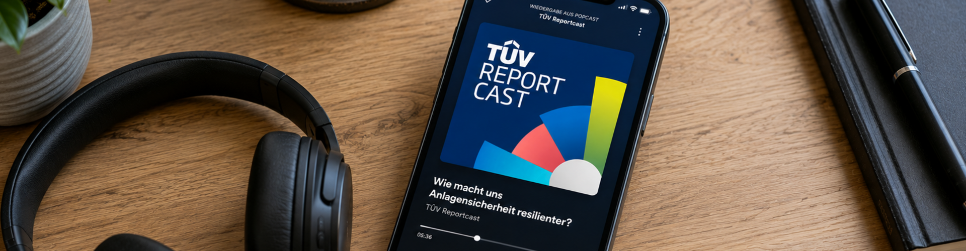 TÜV Reportcast: Neuer Podcast nimmt Anlagensicherheit in den Blick