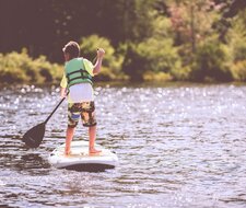 Sicher unterwegs mit dem Stand-Up-Paddle-Board